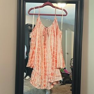 Women’s Sundress. Off the shoulder, long sleeve, flowy
